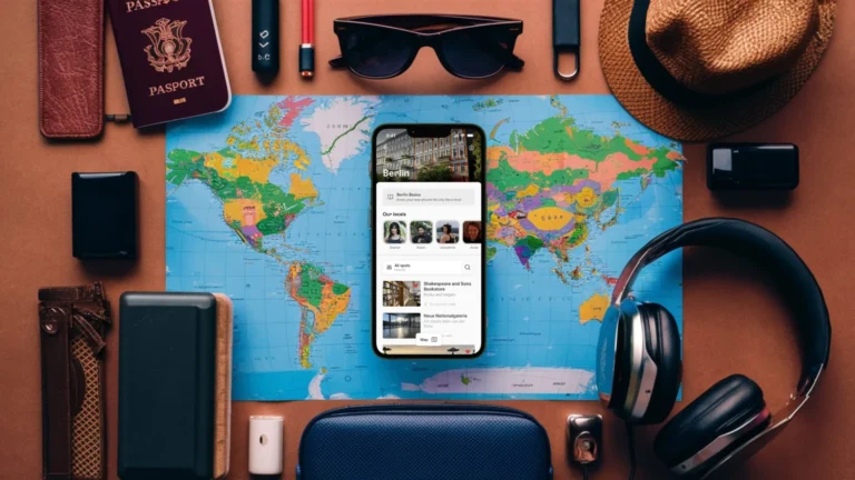 Tech tips for travel featured image. Showing travel gadgets and apps.