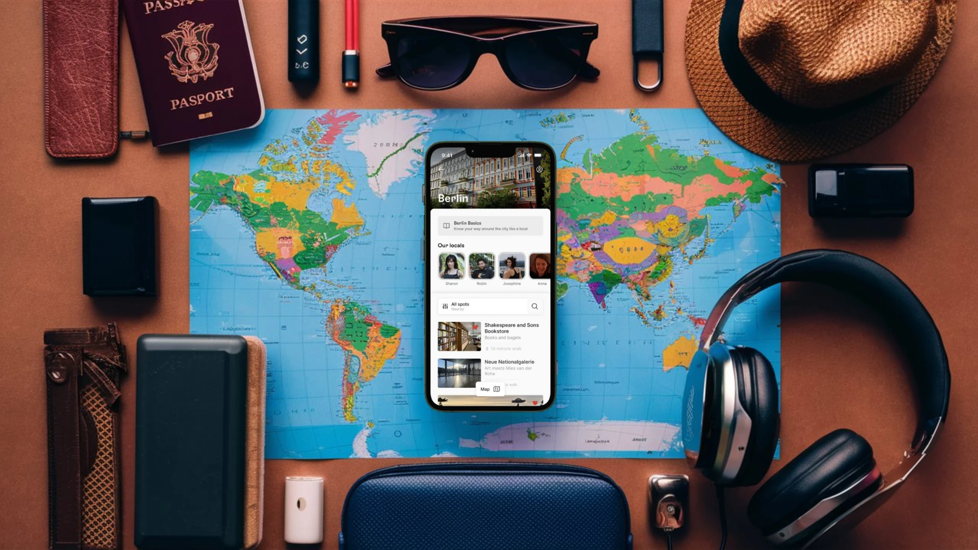 Tech tips for travel featured image. Showing travel gadgets and apps.